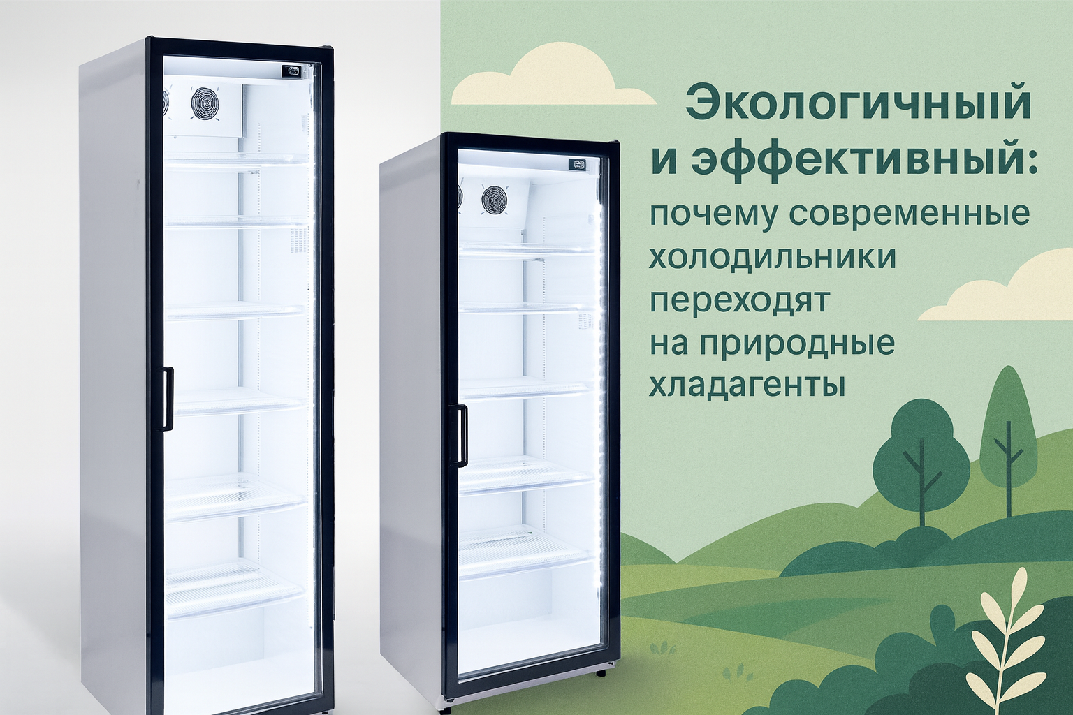 Экологичный и эффективный: почему современные холодильники переходят на природные хладагенты